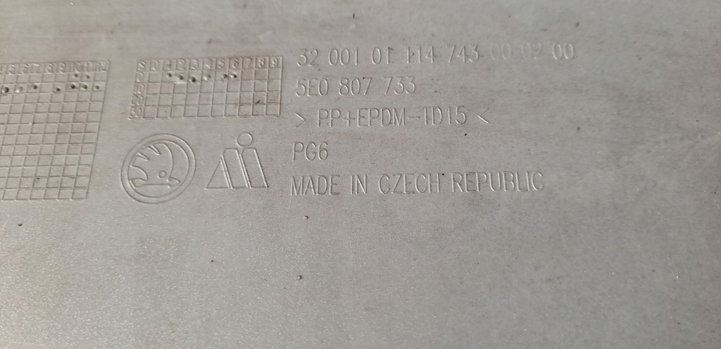 фото №6, Накладка спойлер перед бампера octavia iii scout 5e0807733