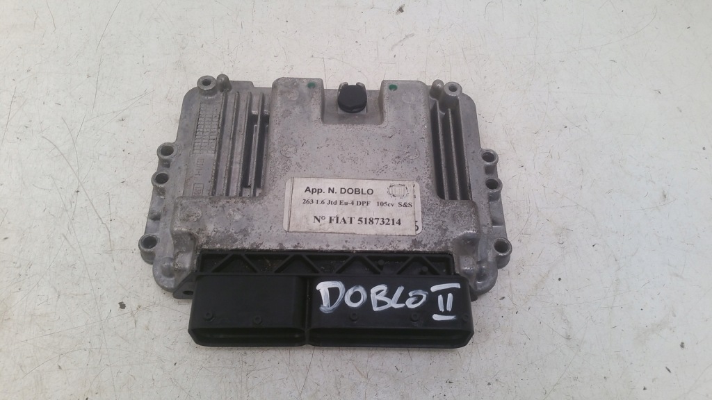 фото №1, Бортовой компьютер двигателя 51873214 fiat doblo