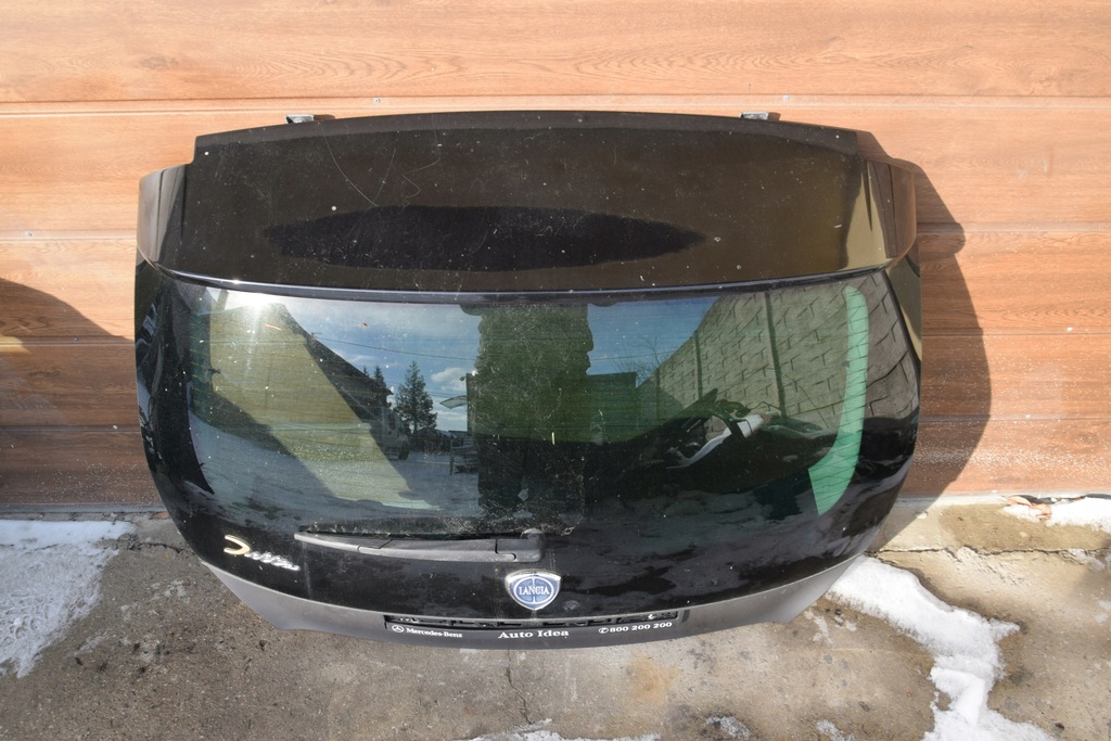 фото №6, Lancia delta iii крышка багажника стекло задняя kpl vr617 спойлер gold