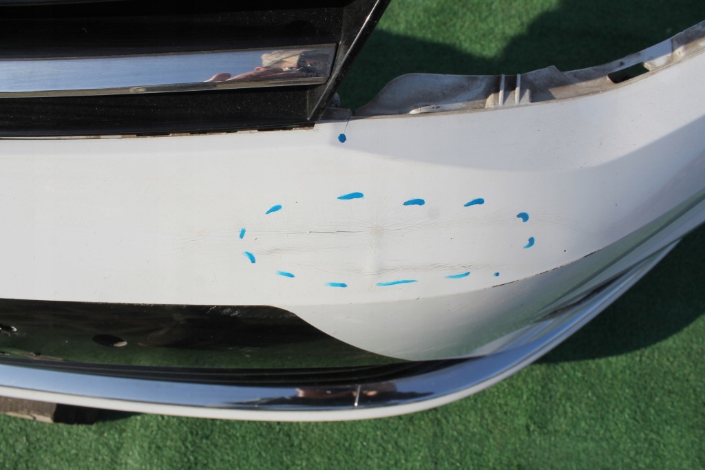 Vw golf vii 7 r-line 2012-2016 бампер передний перед решётка радиатора оригинал Недорого