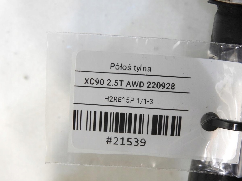 фото №8, Привідний вал задня задня awd volvo xc90 i 2.5 t p30651528