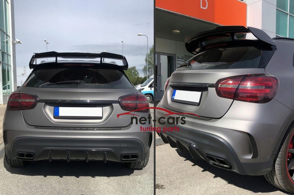 фото №6, Спойлер спойлер крышка багажника aero mercedes gla h247 45 amg
