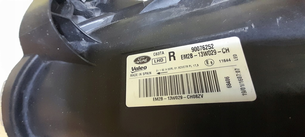 фото №5, Ford s-max лампа правый перед 2 преобразователи