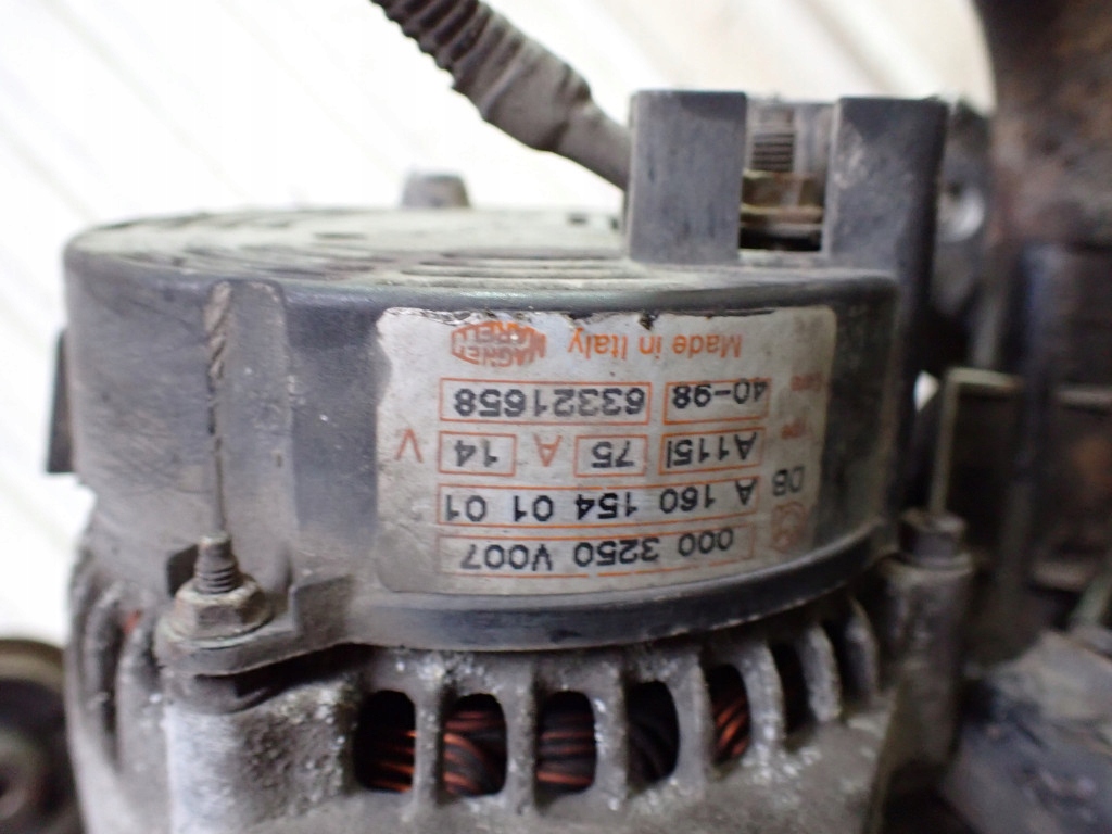 фото №7, Smart fortwo w450 98-02 0,6 0,600 генератор a1601540101 0003250v0007