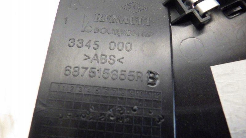 Решётка обдув левая средняя renault megane iv gt line 687515655r Киев