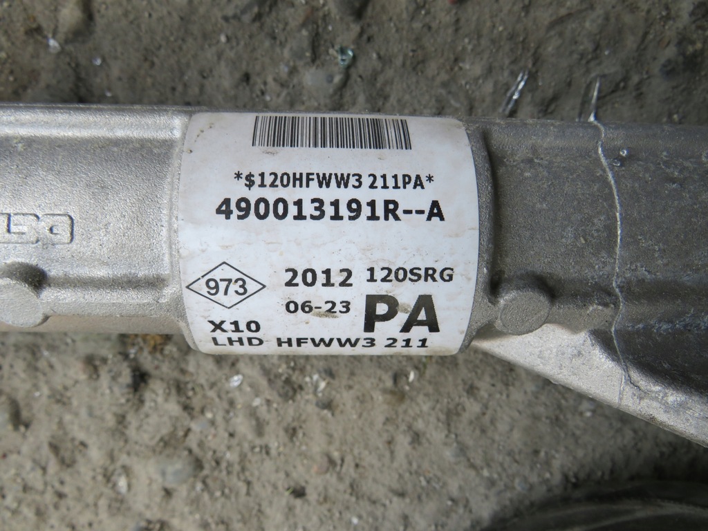 фото №2, Рейка рульова renault zoe