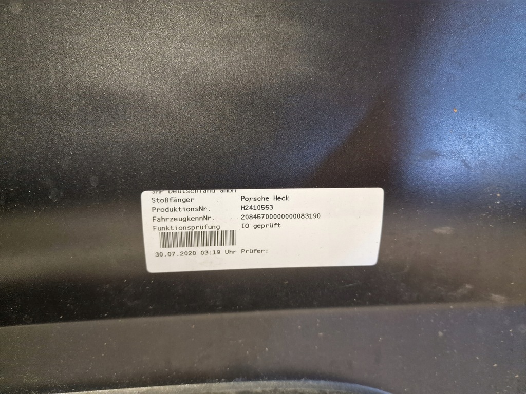 фото №16, Porsche 911 992 carrera turbo s задня бампер