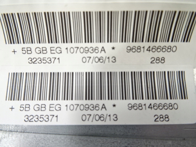 фото №9, Peugeot rcz подушка пассажира air bag 9681466680