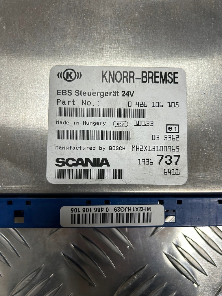фото №2, Блок керування ebs scania r 1936737