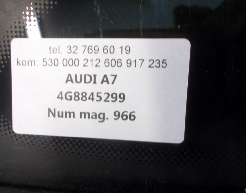 фото №10, Audi a7 4g8845299 стекло кузовная левая 2010