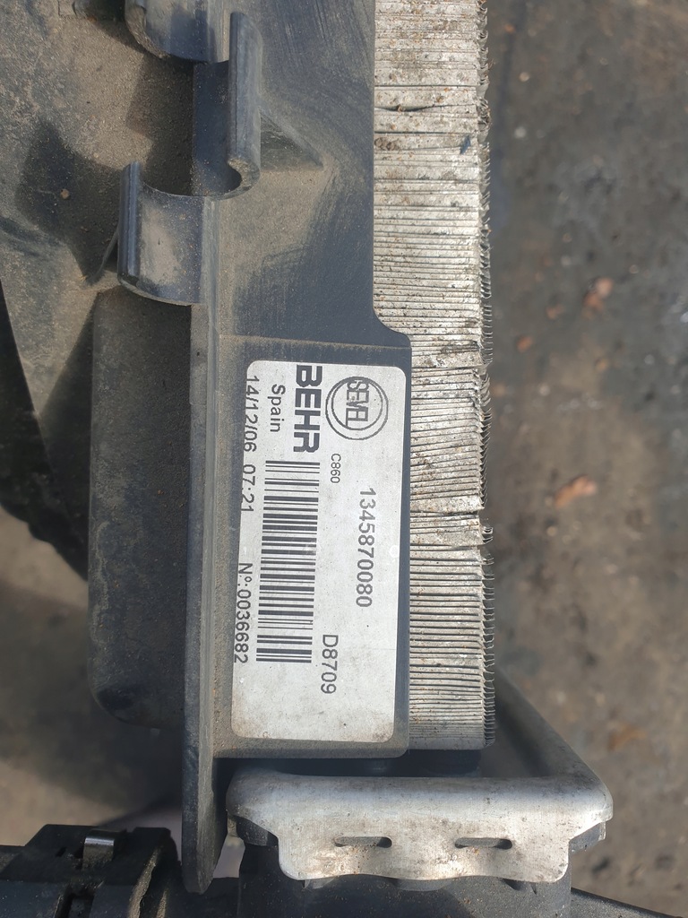 фото №5, Комплект радиатор вентиляторы citroen jumper 2.2hdi