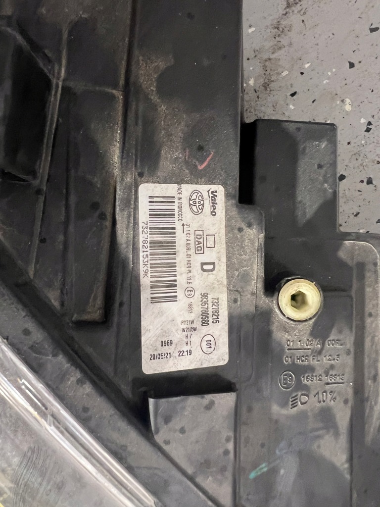 фото №3, Toyota proace фара лампа права перед передня