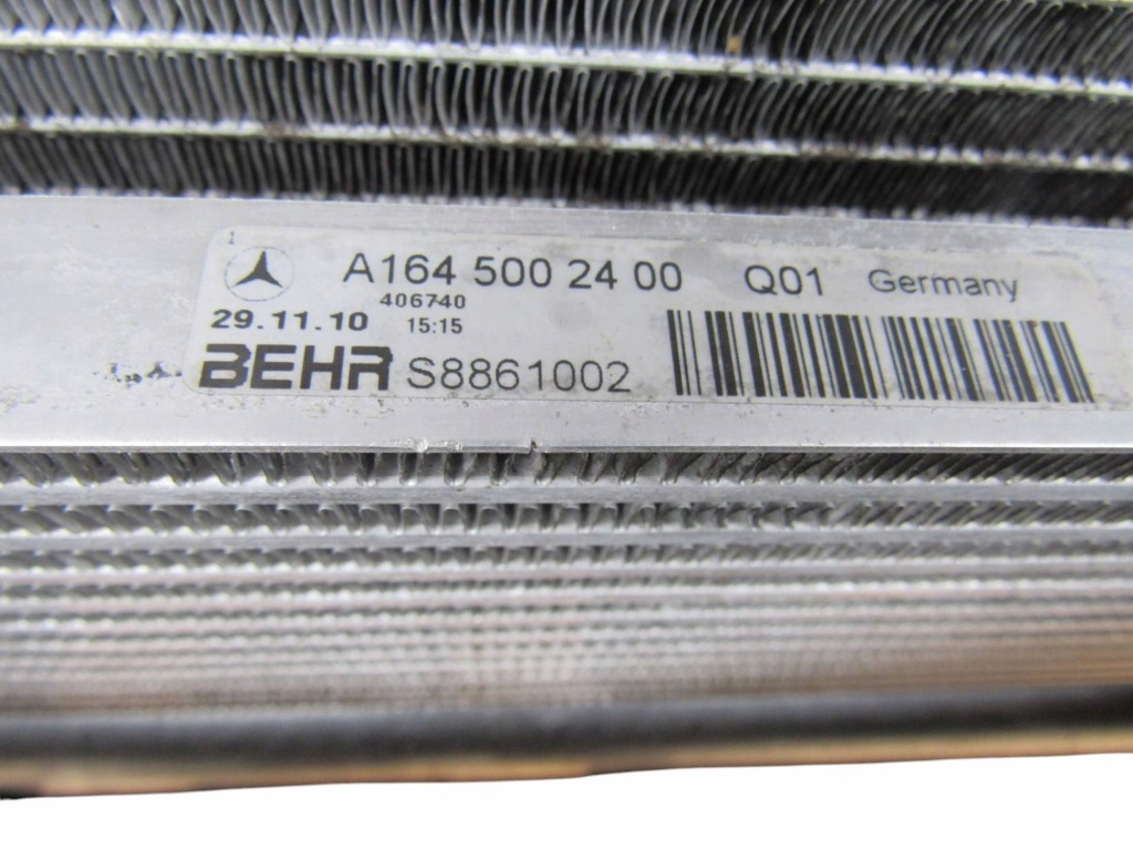 фото №15, Mercedes gl x164 w164 164 4.7 v8 5.5 радиатор воды кондиционер a1645002400 273