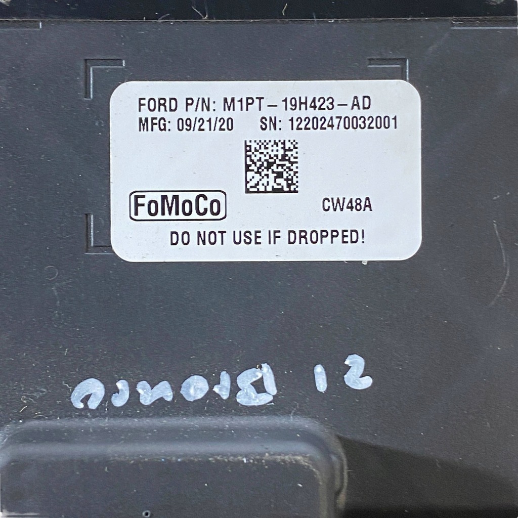 фото №7, Ford bronco 2021 модуль / блок керування камери