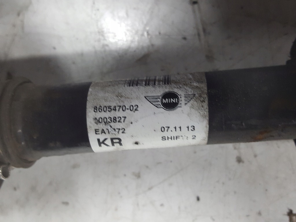фото №2, Mini cooper one r56 lift 1.6 d приводной вал правая механическая коробка передач