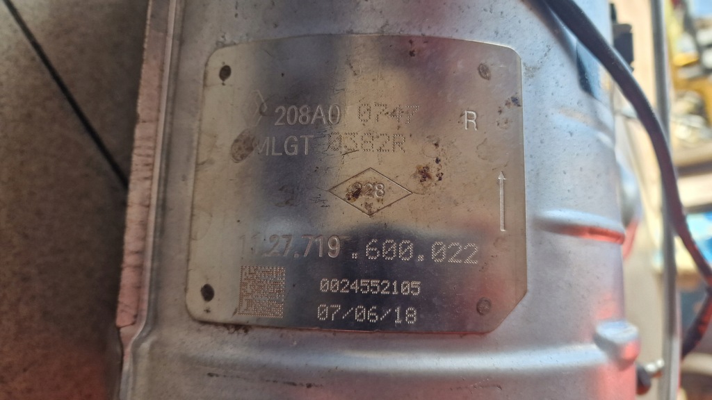 фото №9, Каталізатор dpf renault koleos ii x-trail t32 1.7dci 208a00747r 147358604r