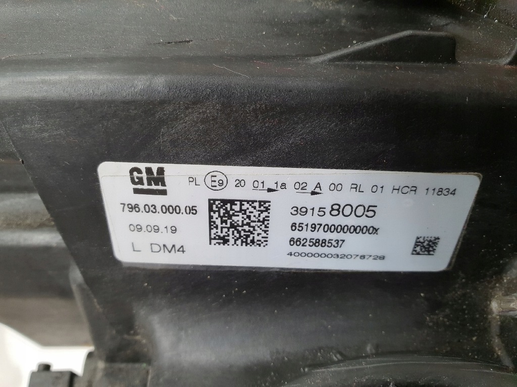 фото №10, Opel astra k v 15-18 лампа левый перед europa