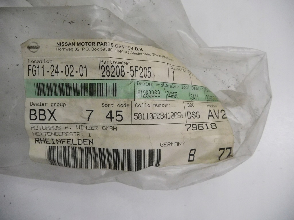 фото №9, Антена nissan micra k11 оригінальний номер 28208-5f205