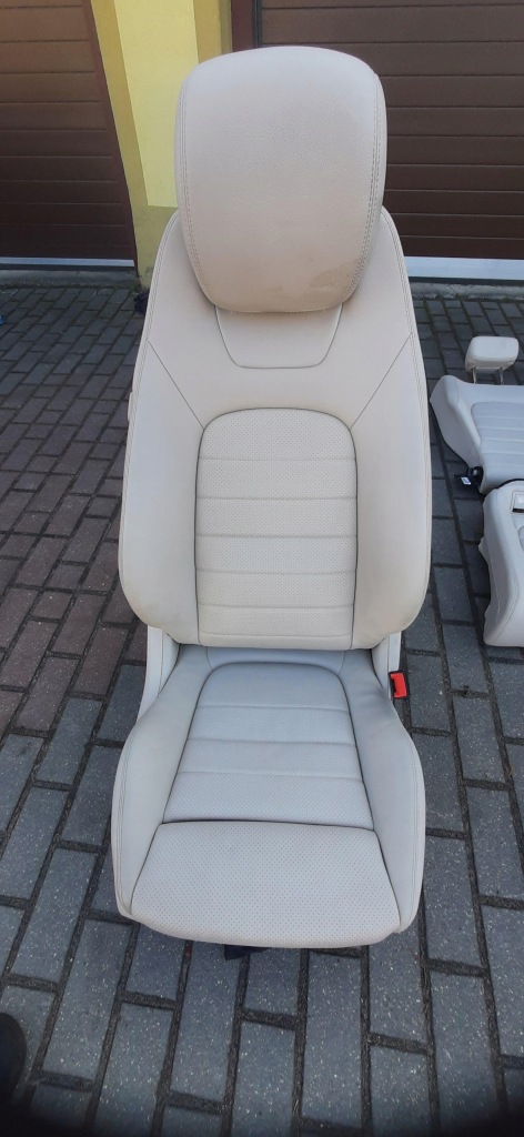 фото №12, Сидіння заднє сидіння оббивка обшивки салон шкіра coupe mercedes w205