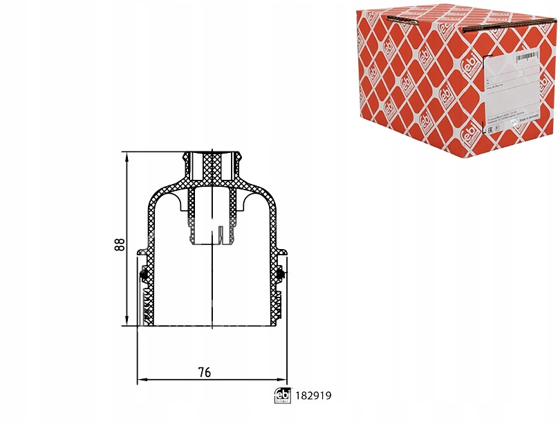 фото №1, Корпус фильтра масла renault alaskan 2.3d 09.17- febi bilstein