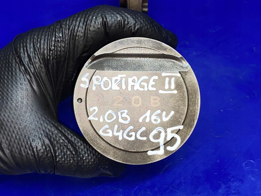 фото №13, Поршень шатун g4gc kia sportage ii hyundai tucson 2.0 16v 20mm 48mm