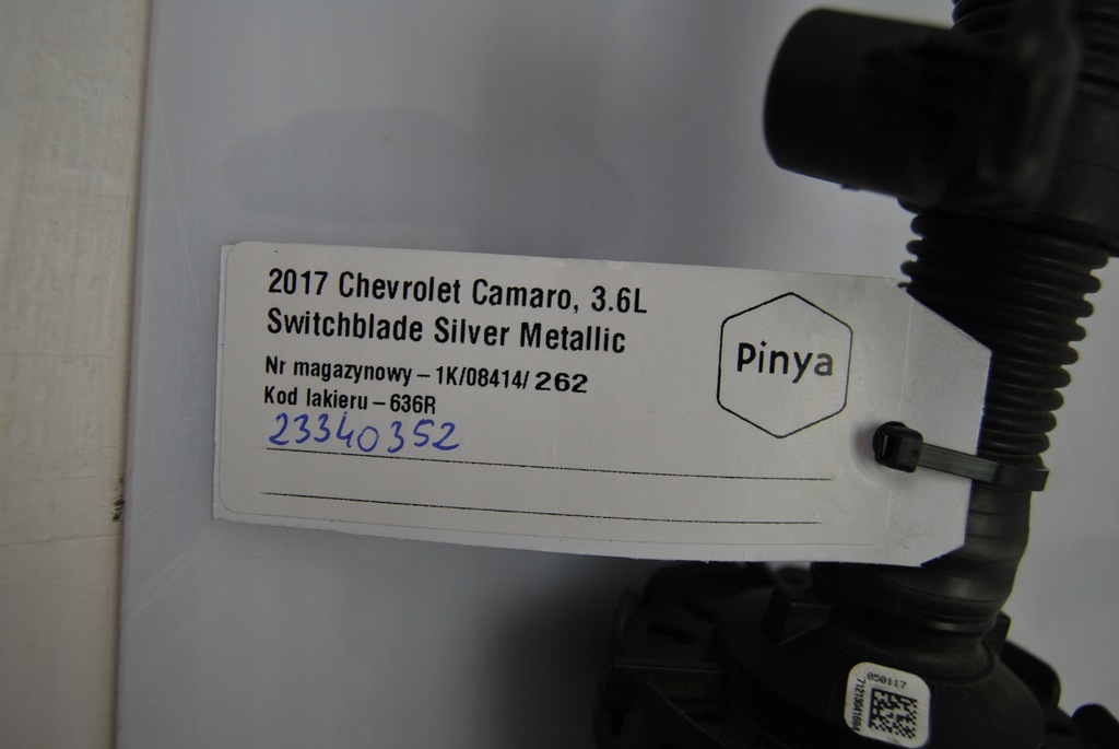 фото №5, Wąż шланг труба вакуумa chevrolet camaro 16+