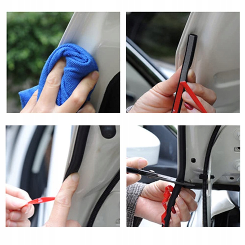 фото №16, Samoprzylepna прокладка do дверь автомобиля универсальная защита край 25m