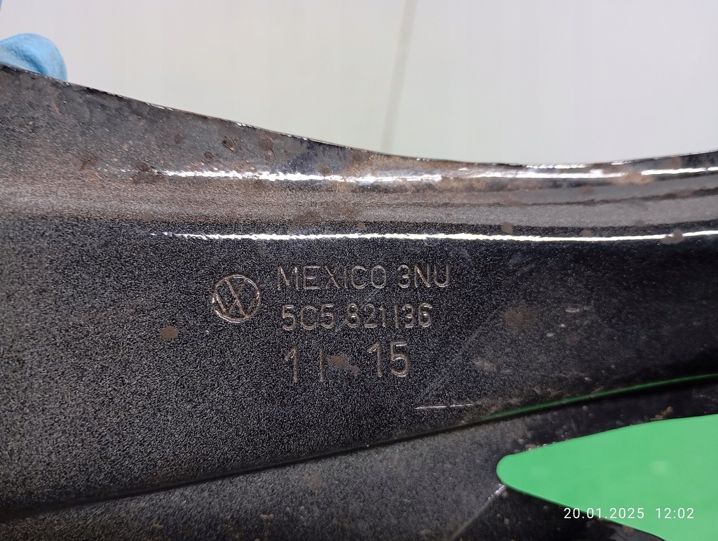 фото №7, Кронштейн крила правий перед vw volkswagen beetle 5c5821136