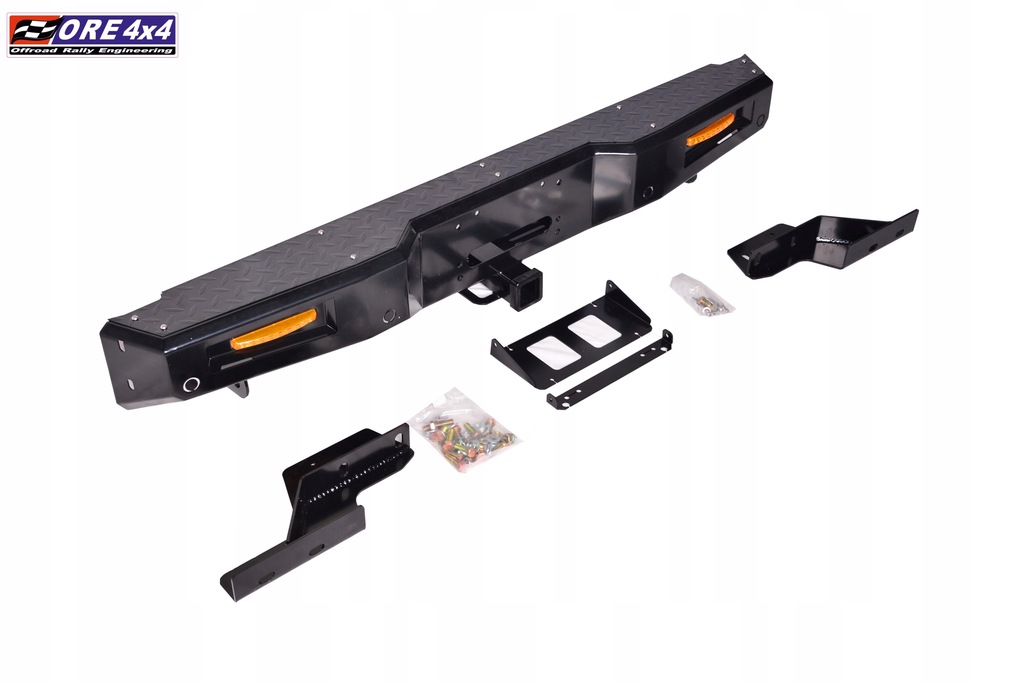 фото №6, Сталевий бампер задній toyota hilux revo 2015+ з кронштейн фаркоп