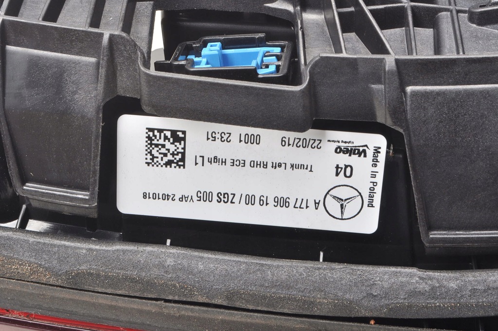 фото №8, Mercedes w177 лампа левая задняя w крышка hb a1779061900