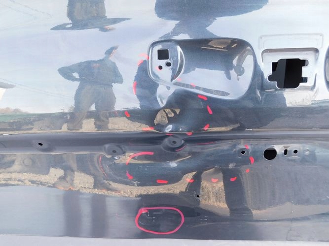 фото №5, Trafic iii vivaro iii 14- крышка багажника задняя задняя