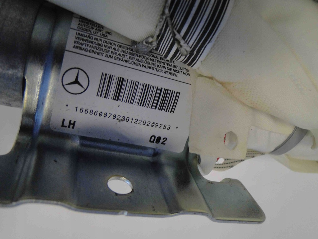 фото №7, Mercedes ml w166 166 шторка безопасности правая левая подушка безопасности