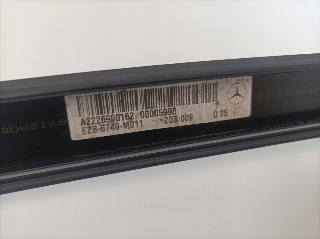фото №9, Mercedes w222 long молдинг кровельная декоративная a2226900162