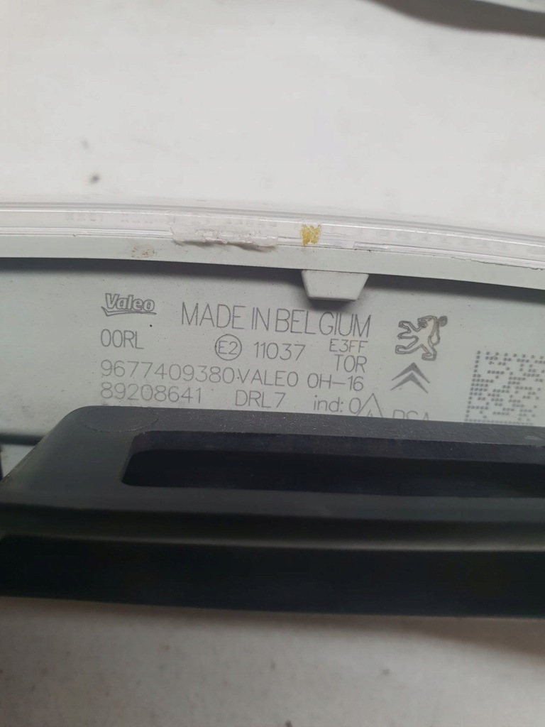 фото №7, Peugeot 108 2014- решётка led w бампер перед левая