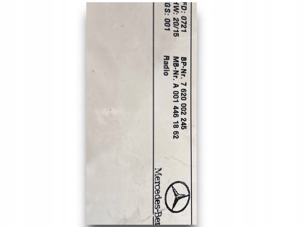 фото №3, Mercedes atego axor радио a0014461862 $j