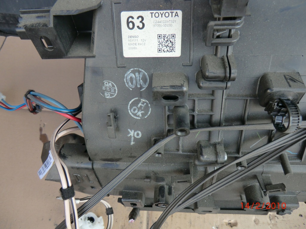 фото №5, Toyota yaris iii 12-18 корпус отопителя комплектная europa