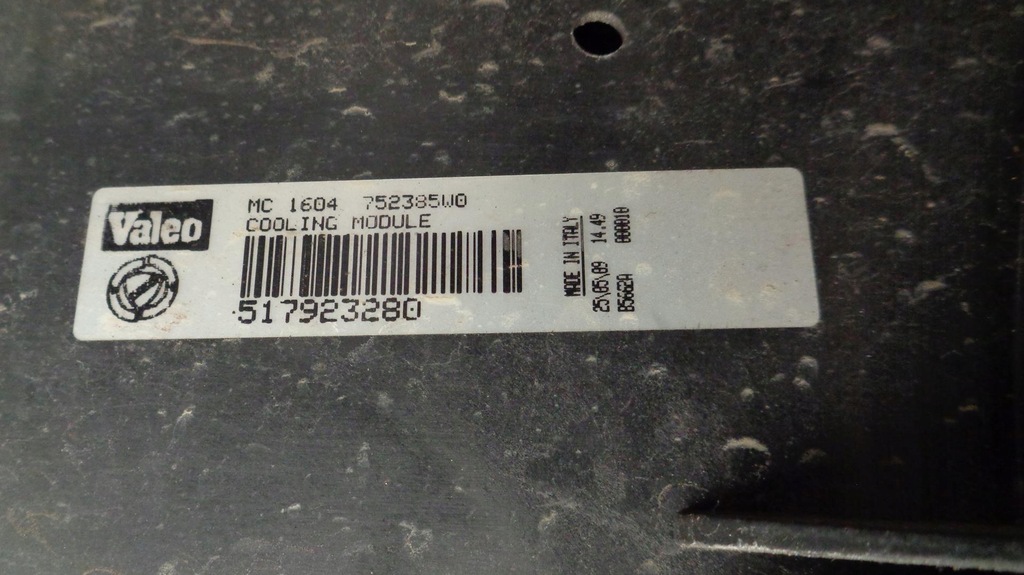 фото №10, Радиатор вентилятор fiat croma 2 ii lift fl 1.8 16v 07-11r.