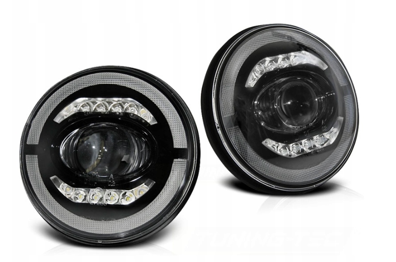 фото №2, Фары ful led jeep wrangler patrol pajero trooper mazda 323 rx7 mx5