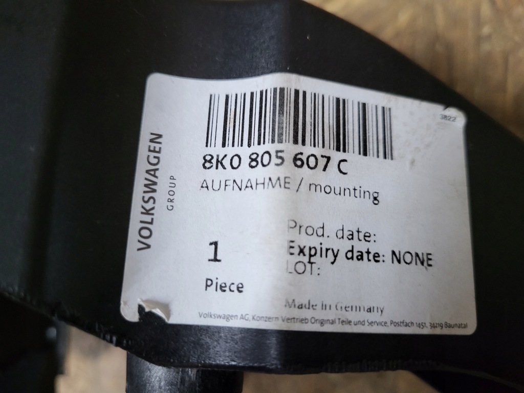 фото №9, Audi a-4 a4 b8 b-8 8k0 кронштейн лампы передней