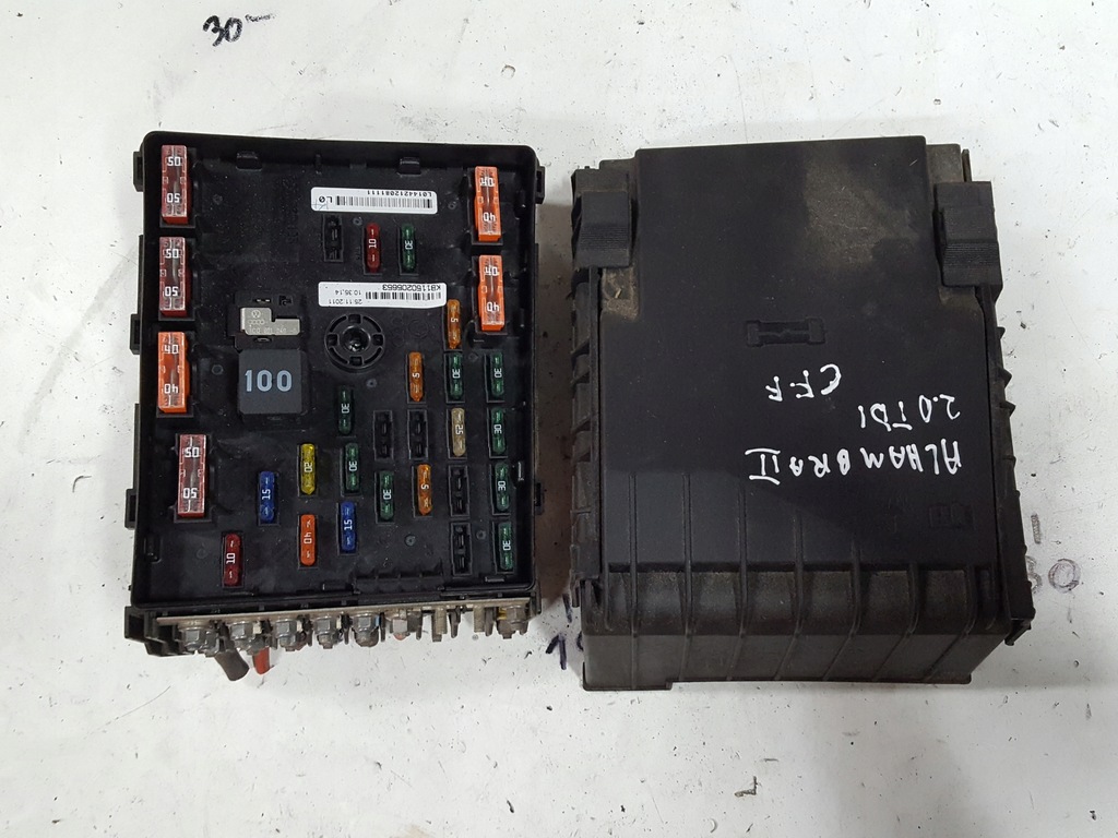 фото №1, Alhambra ii 7n 2.0 tdi cff коробка запобіжників