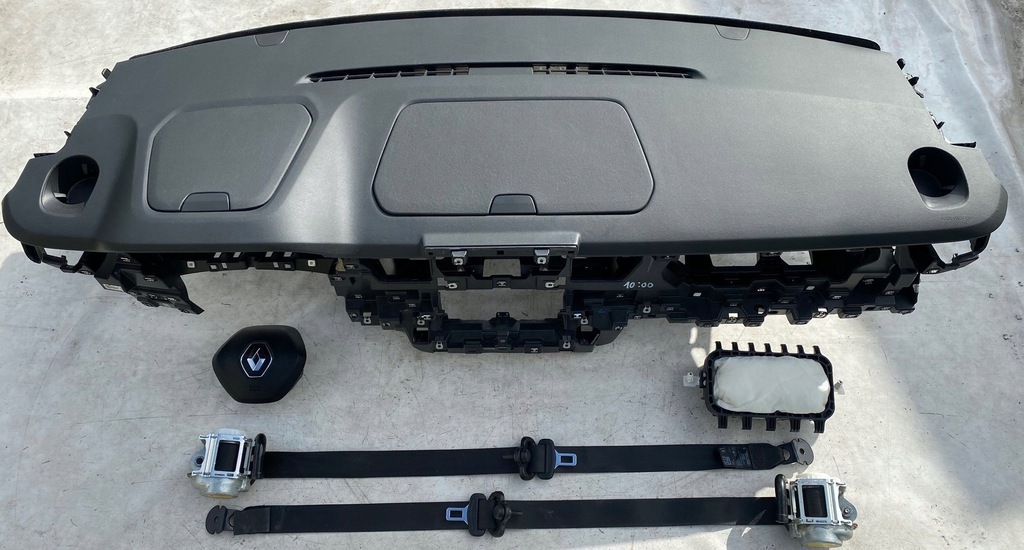 фото №1, Renault trafic 4 iv панель приладів консоль панель приладів полиця подушки безпеки повітряні ремені pas