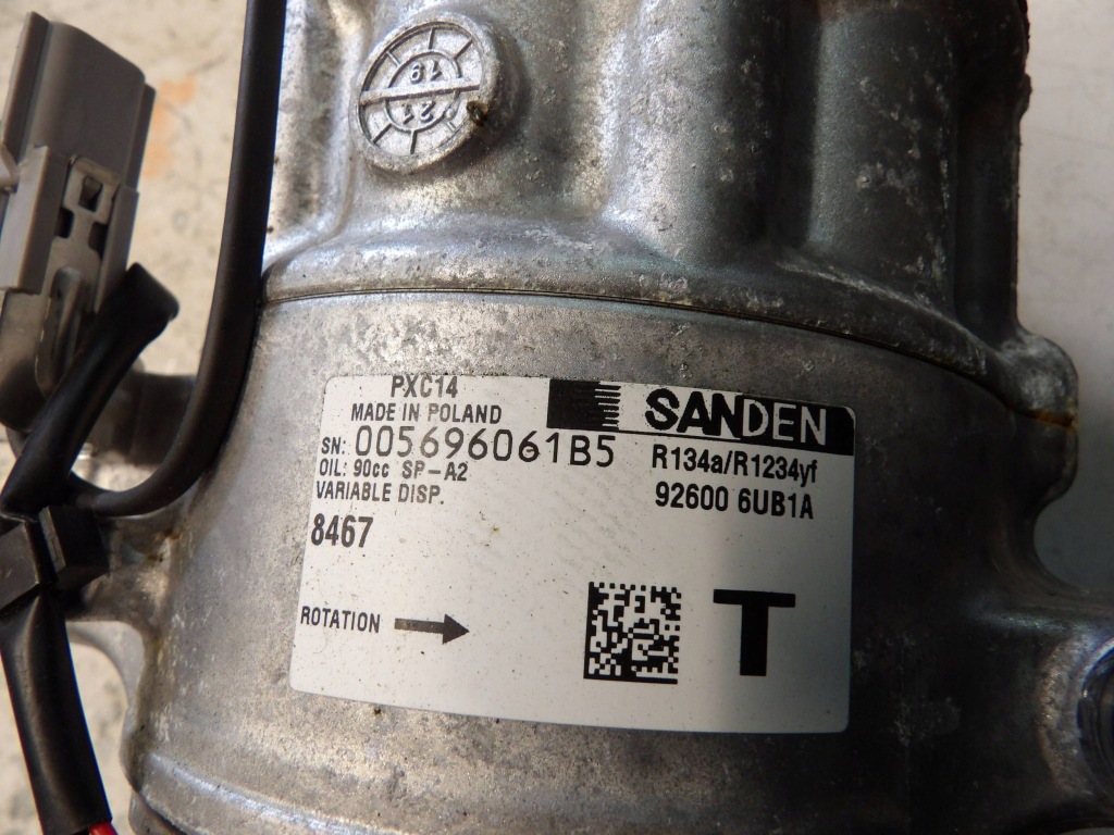 фото №2, Компрессор кондиционера 926006ub1a renault kangoo iv 4