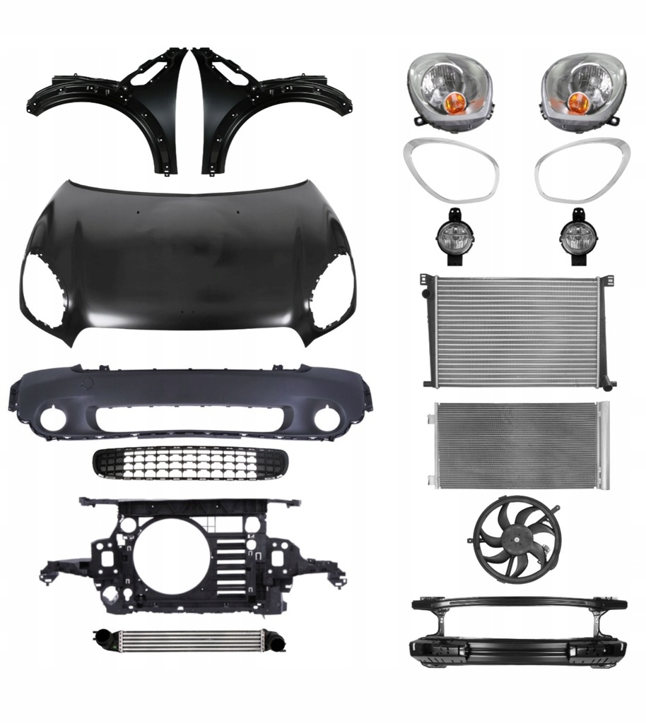 фото №1, Mini countryman one r60 10-16 капот бампер pas