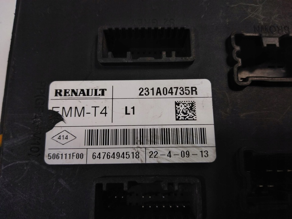 фото №4, Бортовой компьютер модуль emm renault clio iv emm-t4