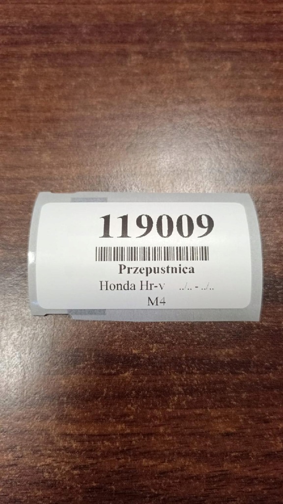 фото №9, Honda hr-v 1.6 дроссельная заслонка 1368000521