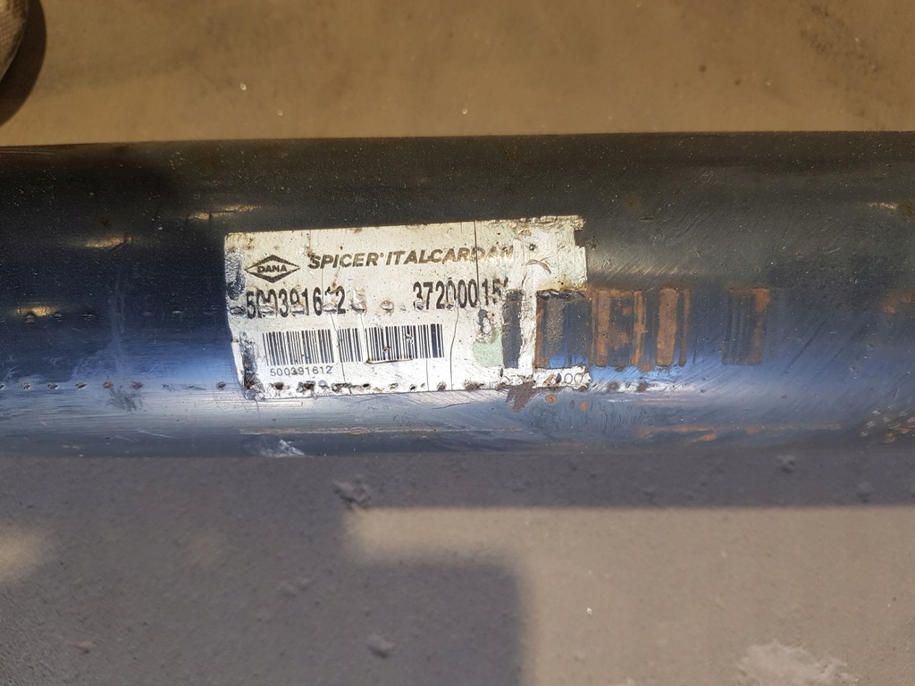 фото №8, Wał привідний 500391612 iveco daily iv 06-11r eu 3.0 hpi 186cm