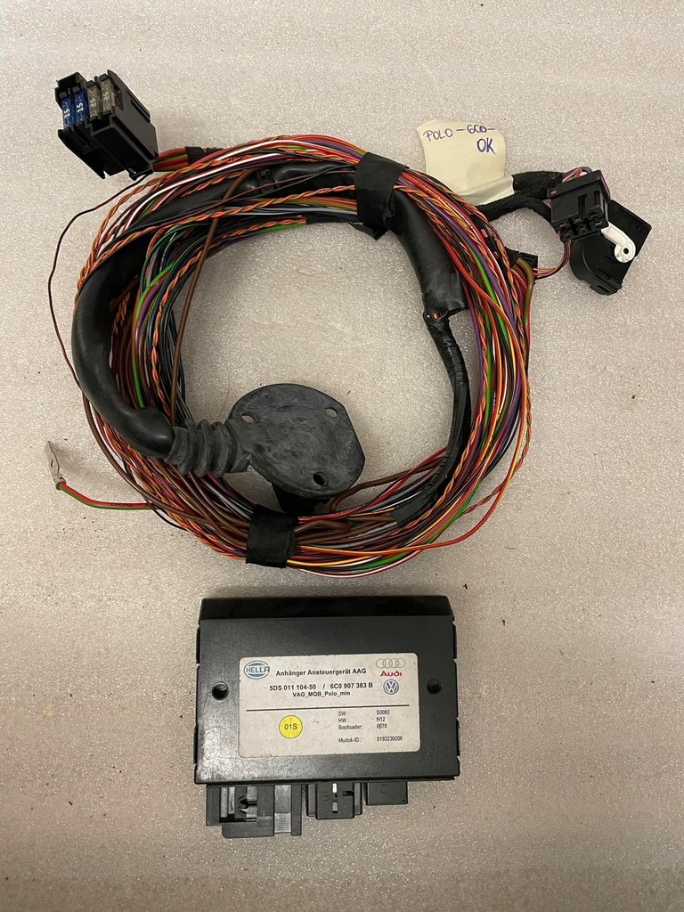 фото №5, Vw polo v 6c жгут фаркоп модуль 6c0907383b