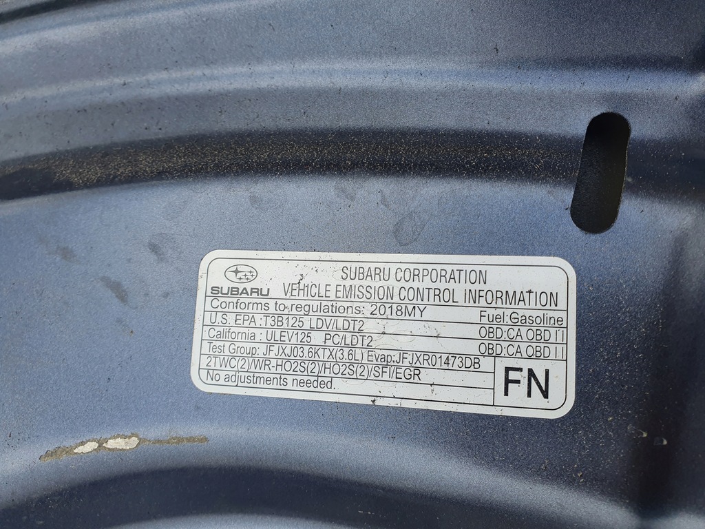 фото №8, Капот subaru outback v usa 2017-2020 po liftingu