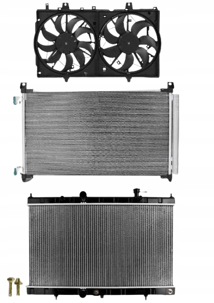 фото №1, Комплект радиатор nissan rogue 2.5 2014-2020