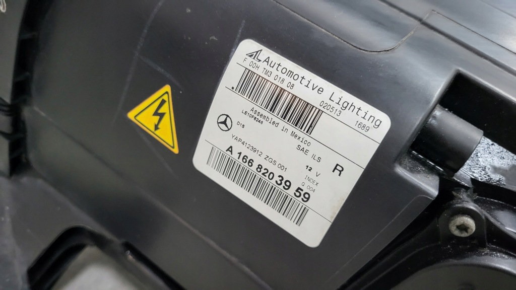 фото №7, Mercedes gl 166 x166 2013- лампа bi- ксенон ils правий перед usa a1668203959